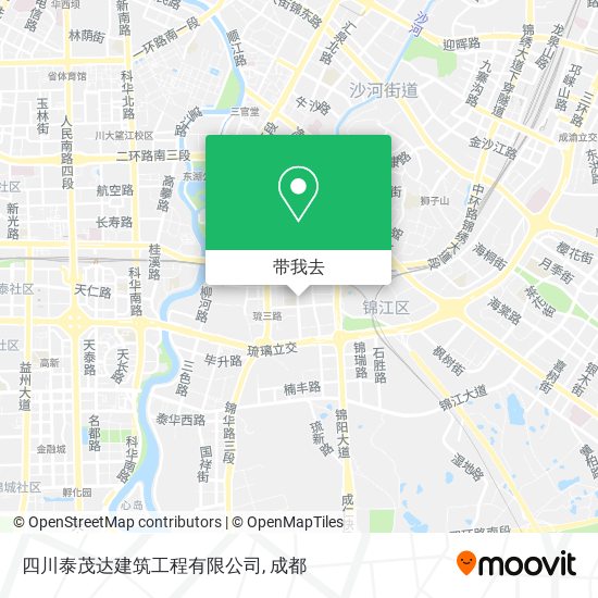 四川泰茂达建筑工程有限公司地图