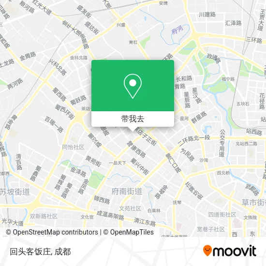 回头客饭庄地图