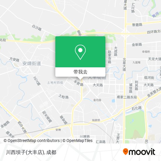 川西坝子(大丰店)地图
