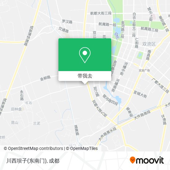川西坝子(东南门)地图