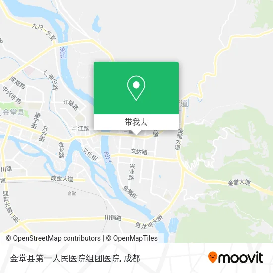 金堂县第一人民医院组团医院地图
