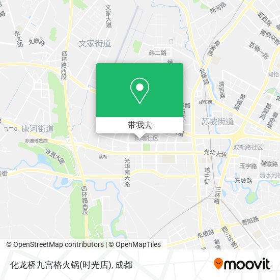 化龙桥九宫格火锅(时光店)地图