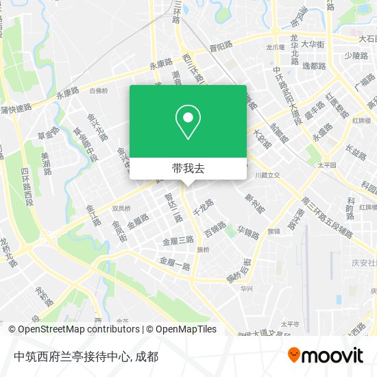中筑西府兰亭接待中心地图