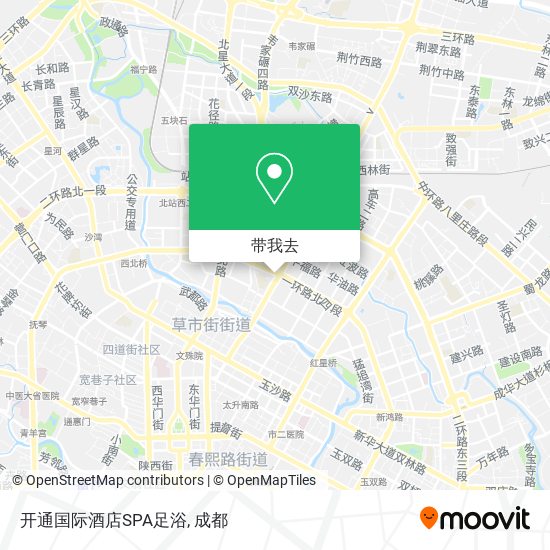 开通国际酒店SPA足浴地图