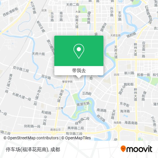 停车场(福泽花苑南)地图