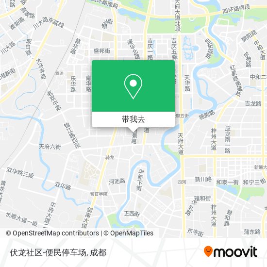 伏龙社区-便民停车场地图
