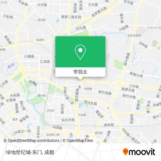 绿地世纪城-东门地图