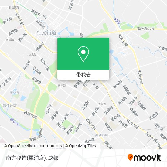 南方寝饰(犀浦店)地图
