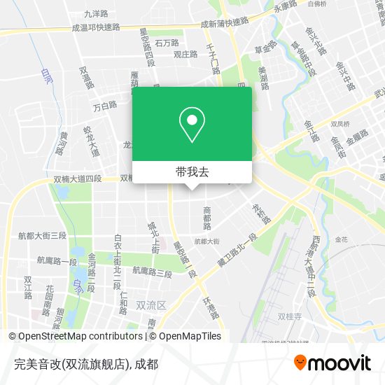 完美音改(双流旗舰店)地图