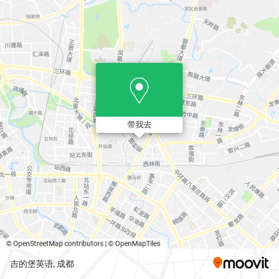 吉的堡英语地图