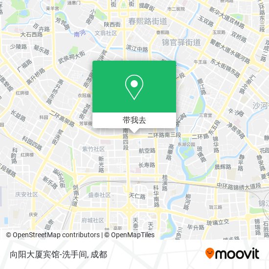 向阳大厦宾馆-洗手间地图
