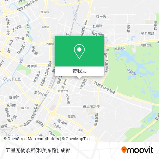 五星宠物诊所(和美东路)地图