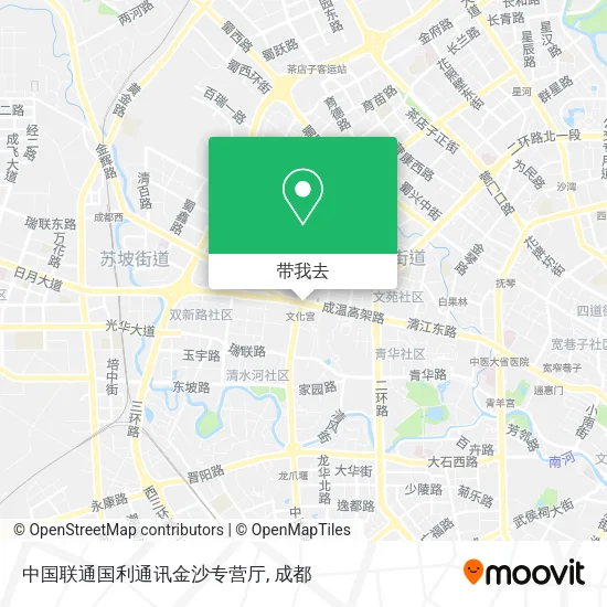 中国联通国利通讯金沙专营厅地图