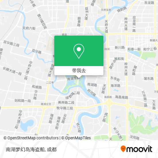 南湖梦幻岛海盗船地图