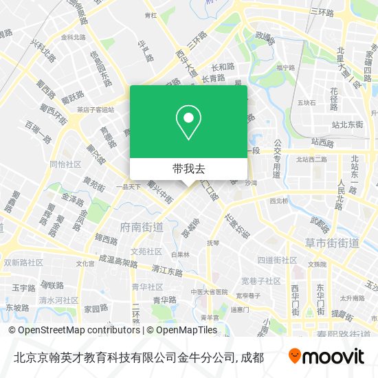 北京京翰英才教育科技有限公司金牛分公司地图
