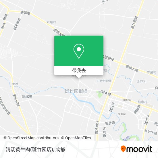 清汤黄牛肉(斑竹园店)地图