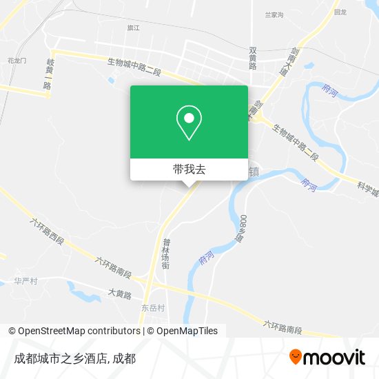 成都城市之乡酒店地图