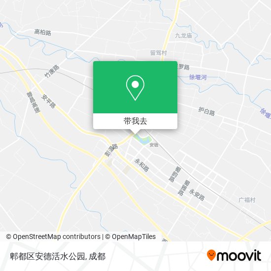 郫都区安德活水公园地图