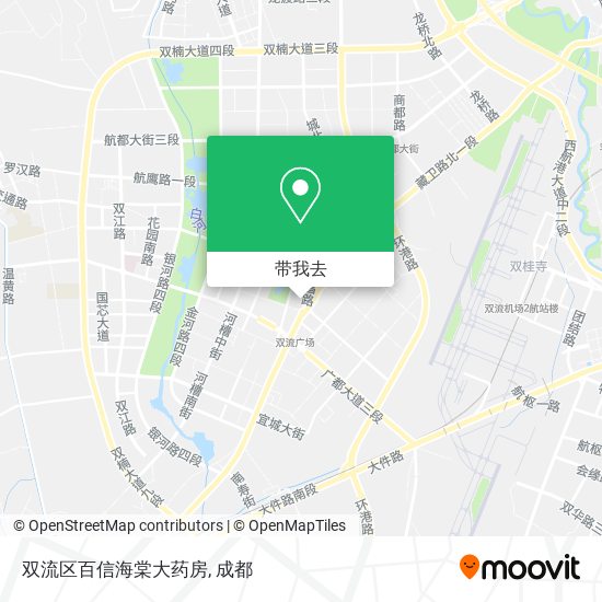 双流区百信海棠大药房地图