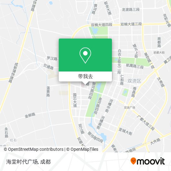 海棠时代广场地图