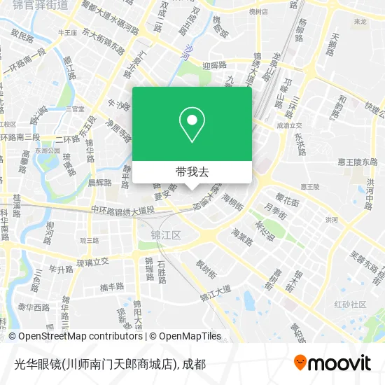 光华眼镜(川师南门天郎商城店)地图