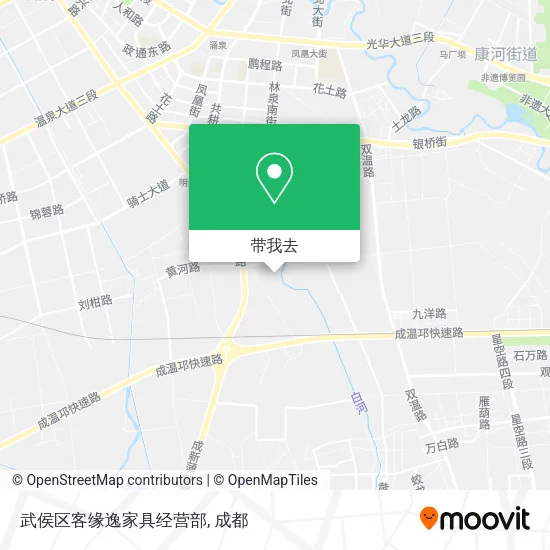 武侯区客缘逸家具经营部地图