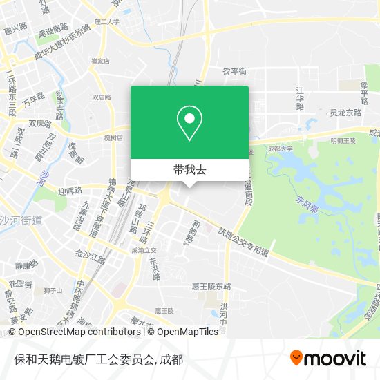 保和天鹅电镀厂工会委员会地图