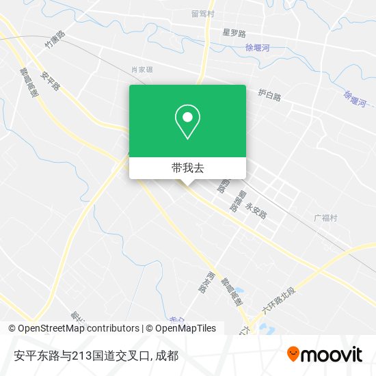 安平东路与213国道交叉口地图