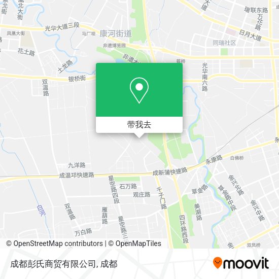成都彭氏商贸有限公司地图