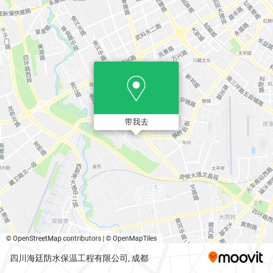四川海廷防水保温工程有限公司地图