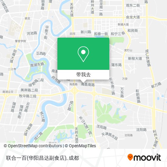 联合一百(华阳昌达副食店)地图
