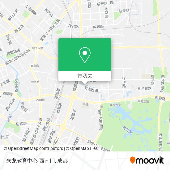 来龙教育中心-西南门地图