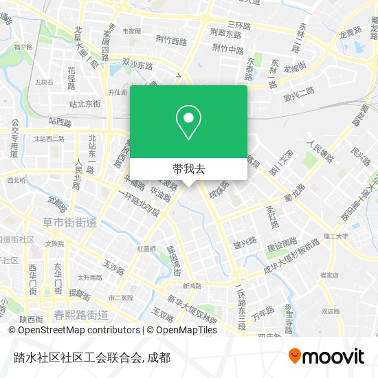 踏水社区社区工会联合会地图