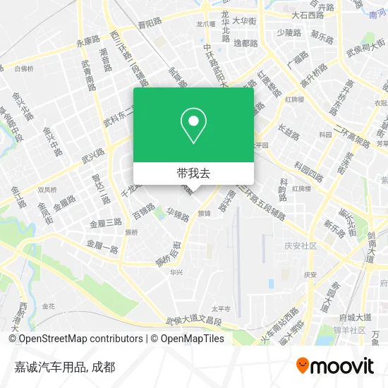 嘉诚汽车用品地图