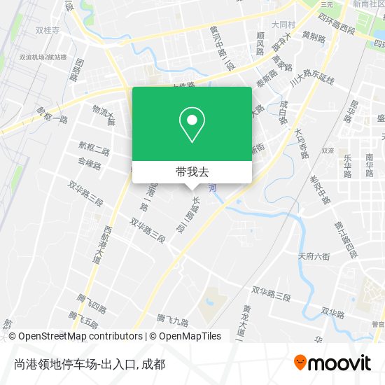 尚港领地停车场-出入口地图