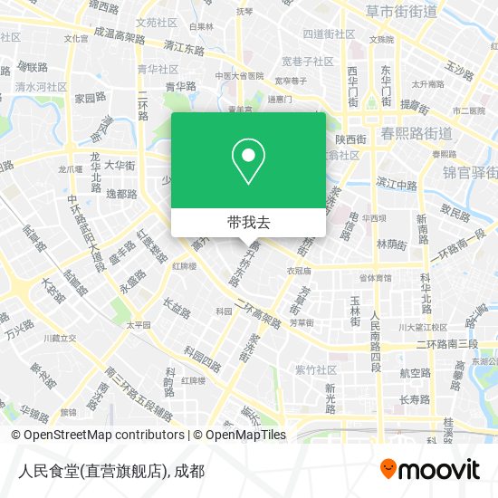 人民食堂(直营旗舰店)地图