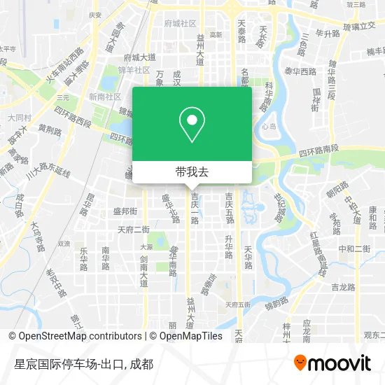 星宸国际停车场-出口地图
