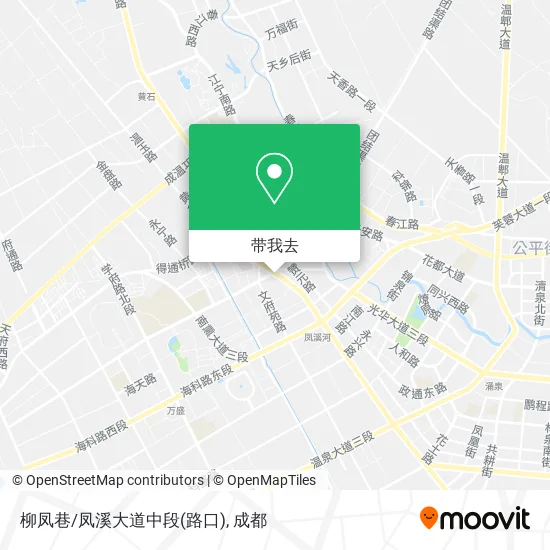 柳凤巷/凤溪大道中段(路口)地图