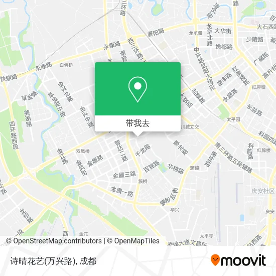 诗晴花艺(万兴路)地图