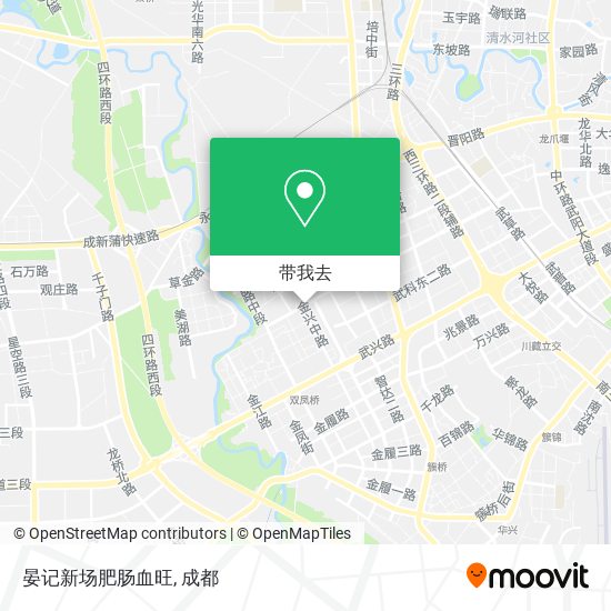 晏记新场肥肠血旺地图