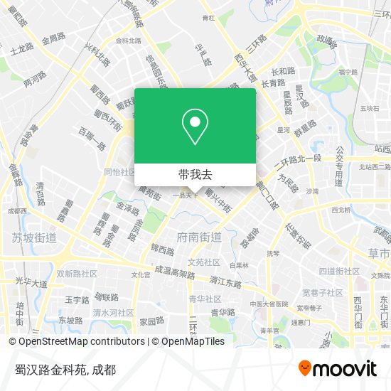 蜀汉路金科苑地图