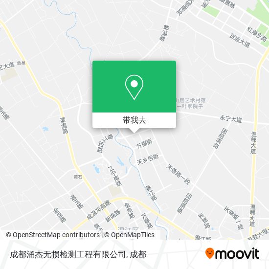 成都涌杰无损检测工程有限公司地图