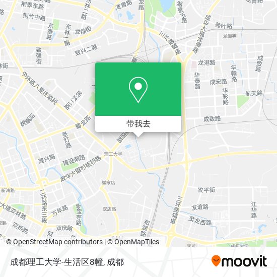 成都理工大学-生活区8幢地图