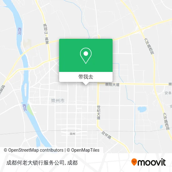 成都何老大锁行服务公司地图