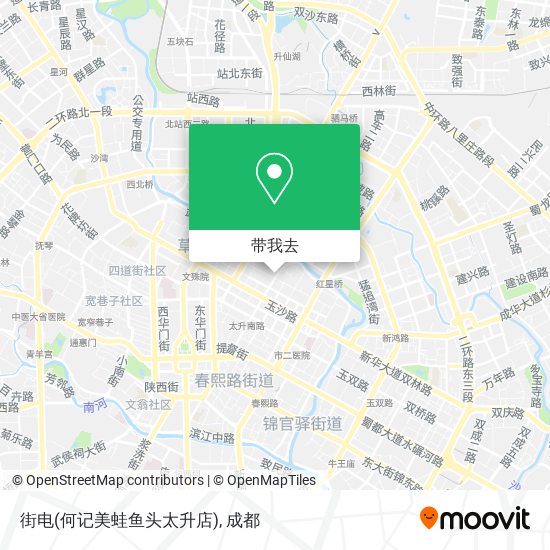 街电(何记美蛙鱼头太升店)地图