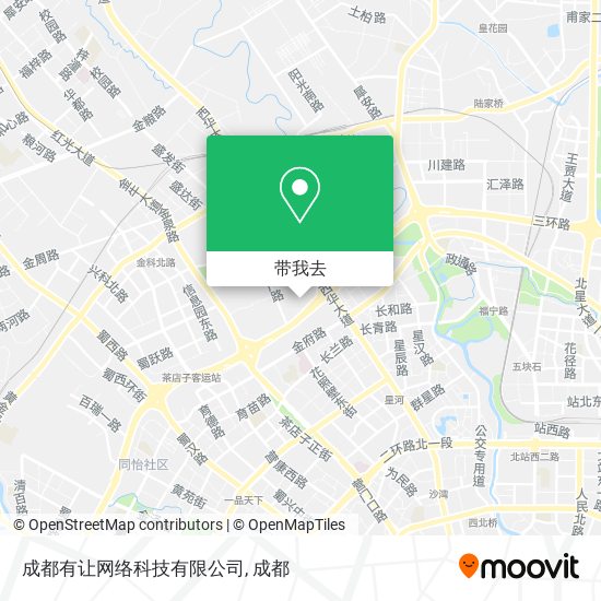 成都有让网络科技有限公司地图