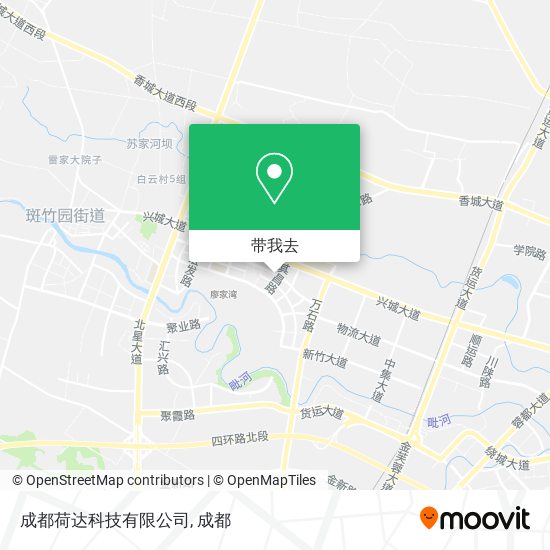 成都荷达科技有限公司地图