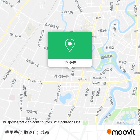香里香(万顺路店)地图