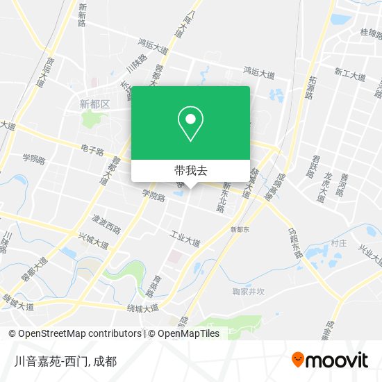 川音嘉苑-西门地图