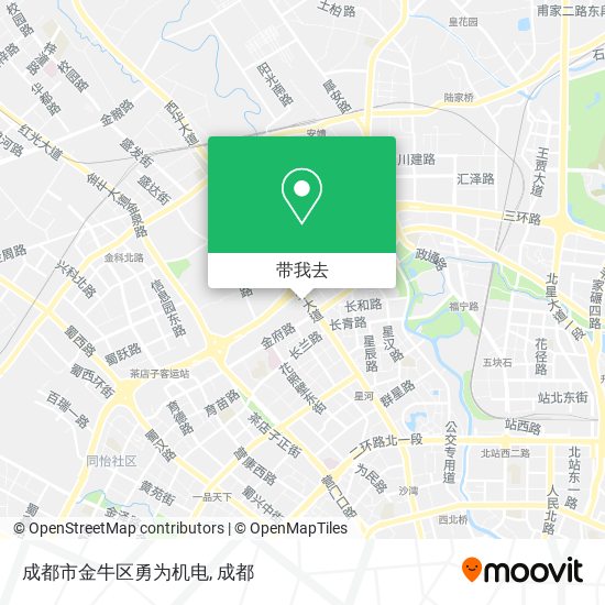 成都市金牛区勇为机电地图